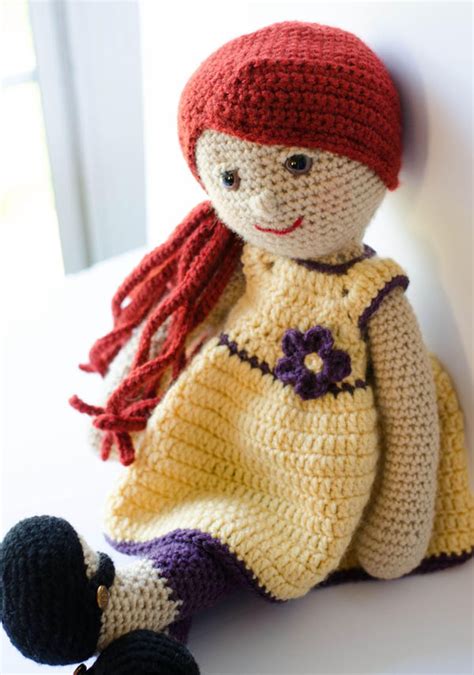 crochet rag doll pattern|tiny crochet doll pattern free.